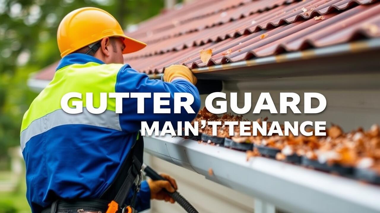 Gutter Guard Maintenance